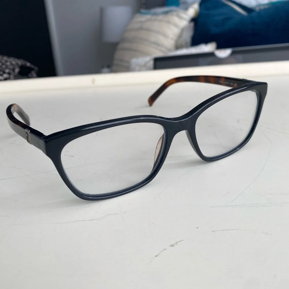 FENDI Eyeglasses, F1013 Brown Tortoise Shell size 53 17 001 - Picture 8 of 16